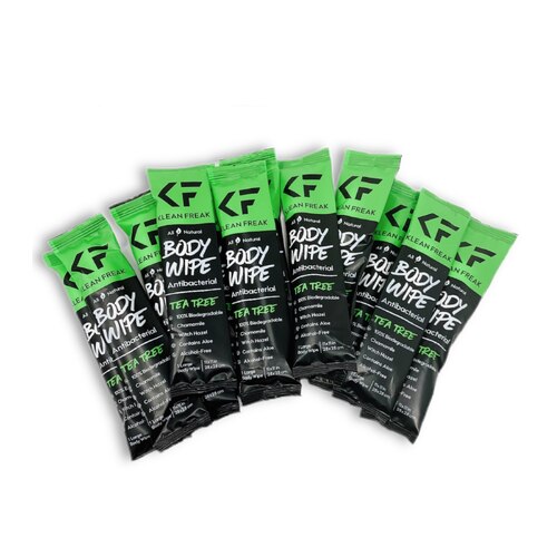 Klean Freak Body Wipes 12 Pack - Tea Tree