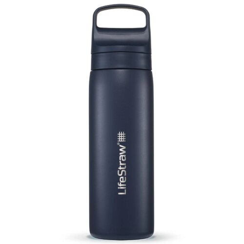 LifeStraw Go 2.0 - 500ml Stainless Steel Water Filter Bottle - Aegean Sea