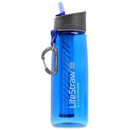 LifeStraw Go Original Portable Filtered Water Bottle - Blue