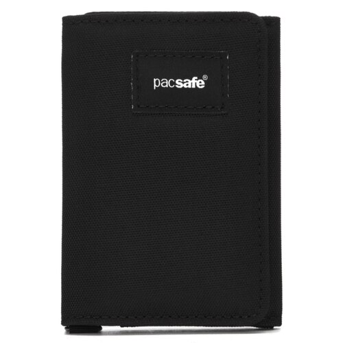 Pacsafe RFIDsafe RFID Blocking Trifold Wallet - Black