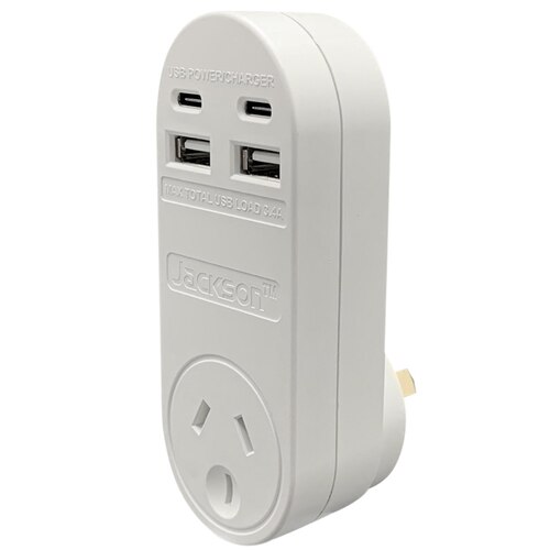 Jackson USB Charger - 2 x USB-A / USB-C Ports