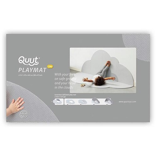 Quut Playmat - Head in the Clouds (Large) - Pearl Grey