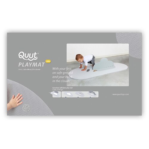 Quut Playmat - Head in the Clouds (Small) - Pearl Grey