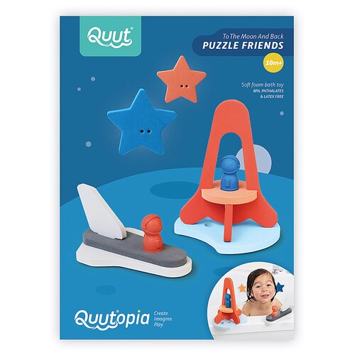 Quut Quutopia - To the Moon and Back Bath Puzzle