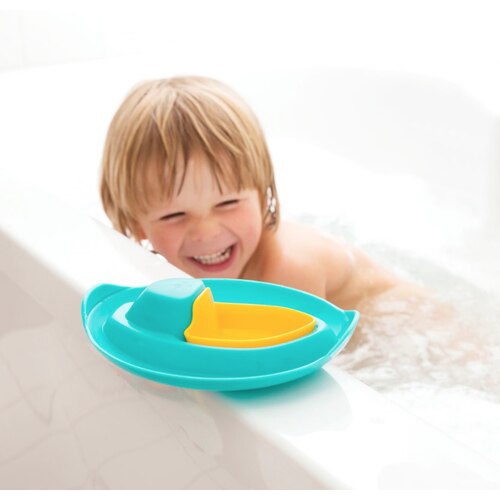 Quut Sloopi Toy Boat - Blue / Yellow