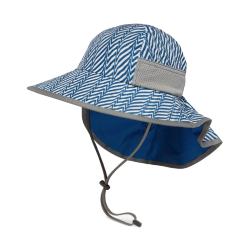 Sunday Afternoon Kids' Play Hat - Blue Electric Stripe (Child 2 - 5 Years)