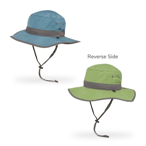 Sunday Afternoon Hat Kids Clear Creek Boonie - Bluestone / Aloe (Medium 2-5 years)