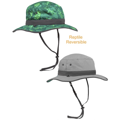 Sunday Afternoons Kids Clear Creek Boonie Reversible Hat - Reptile (Child 2- 5 Years)