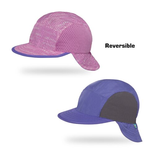 Sunday Afternoons Infant SunFlip Reversible Cap - Lilac Grass Mat / Iris (6 - 12 Months)