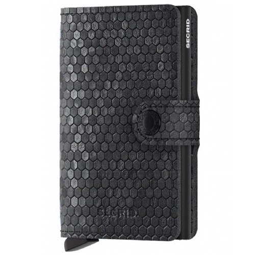 Secrid Miniwallet Compact Wallet - Hexagon Black