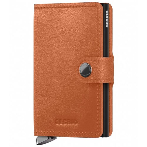 Secrid Premium Miniwallet Compact RFID Wallet - Basco Cognac