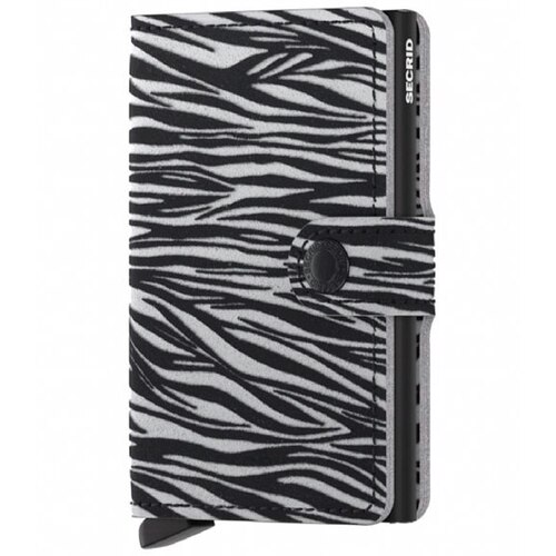 Secrid Miniwallet Compact Wallet - Zebra Light Grey