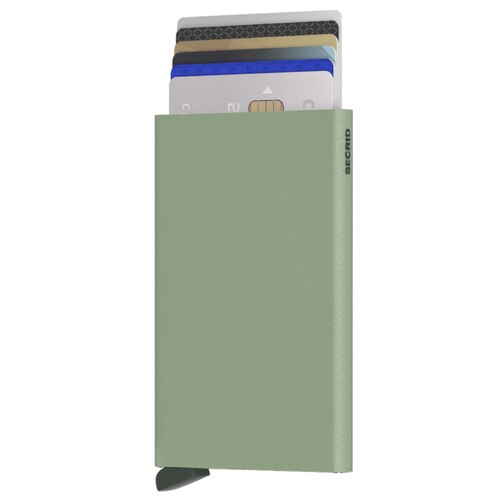 Secrid Credit Card Cardprotector - Compact RFID Card Wallet - Powder Pistachio