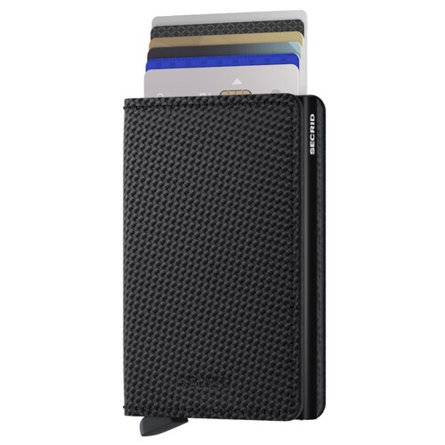 Secrid Slimwallet Carbon - Compact Wallet  - Black