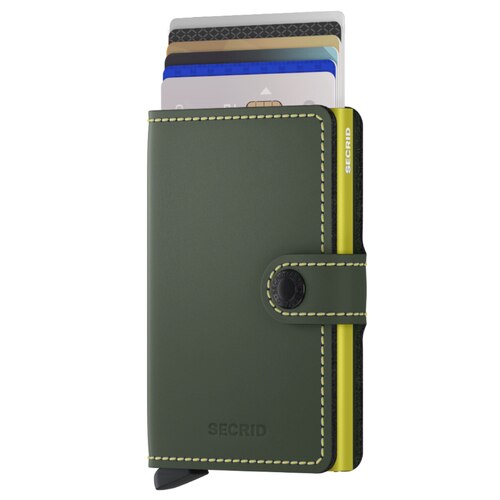 Secrid Miniwallet - Compact Wallet - Green / Lime