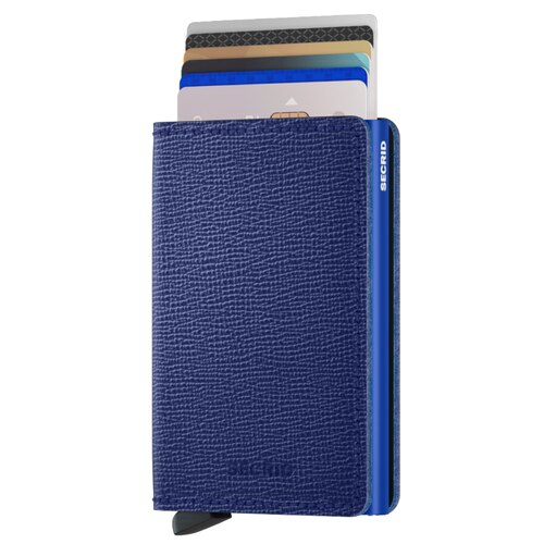 Secrid Slimwallet Crisple - Compact Wallet - Cobalt