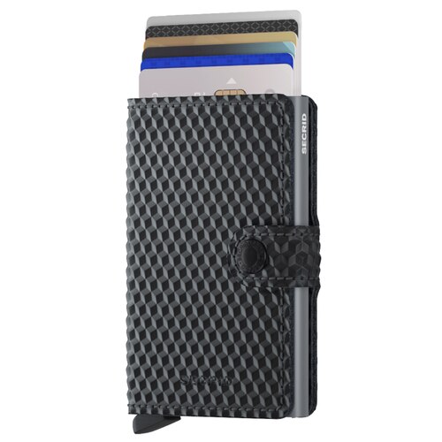 Secrid Miniwallet Cubic - Compact Wallet  - Black / Titanium