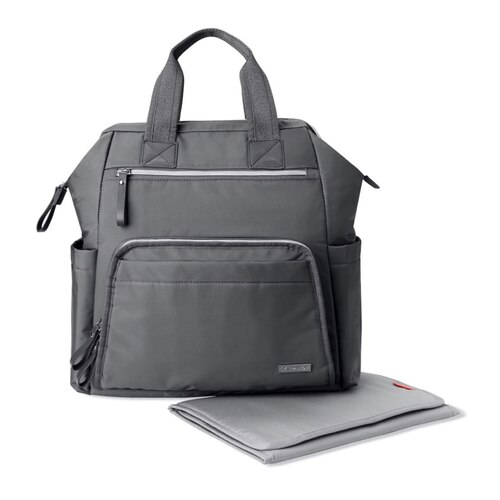 Skip Hop Main Frame Wide Open Nappy Backpack - Charcoal