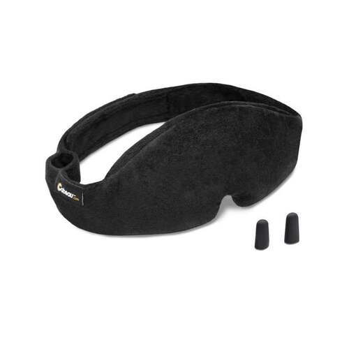 Cabeau Midnight Magic Sleep Mask (with Ear Plugs) - Black