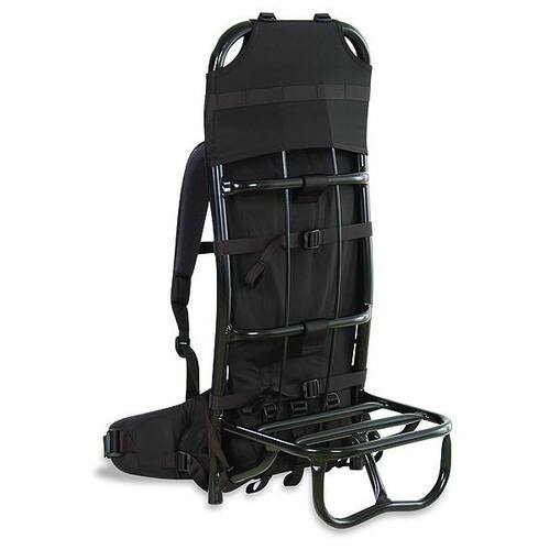 Tatonka Freighter Load Carrier - Aluminium Frame and Carrying System for Heavy Loads - Black