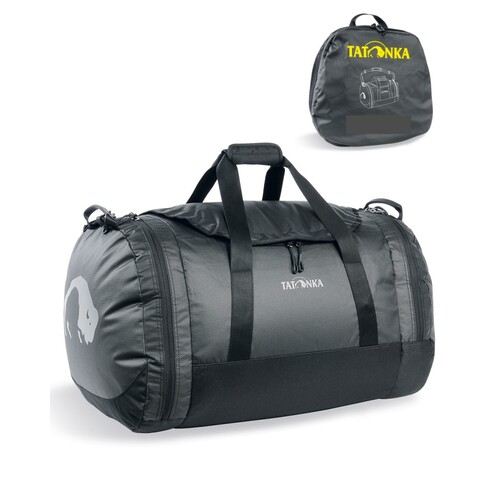 Tatonka Folding Travel Duffle Bag - Large 55L - Black