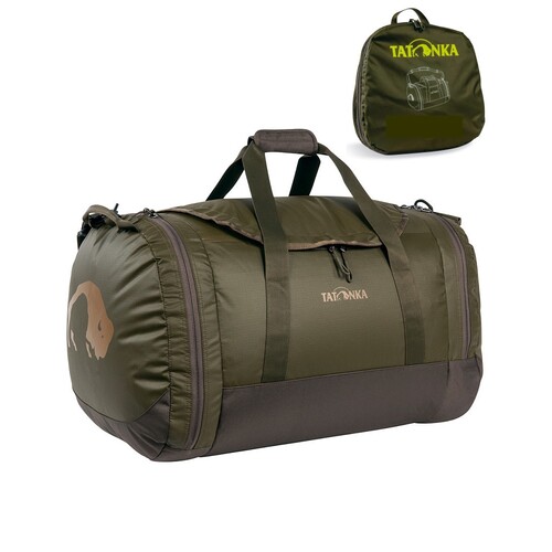 Tatonka Folding Travel Duffle Bag - Large 55L - Olive
