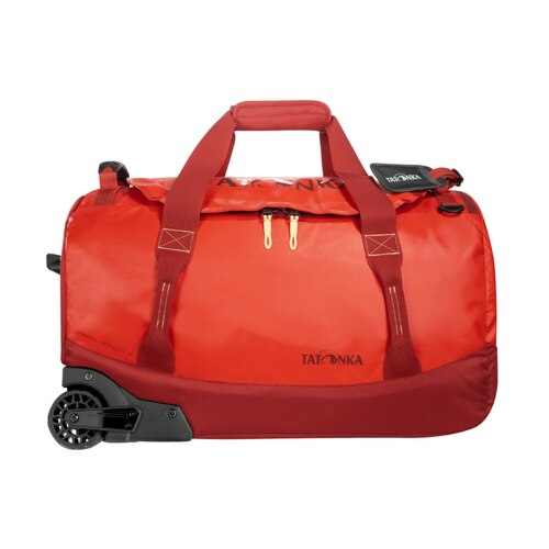Tatonka Barrel Roller M - Medium Wheeled Duffle Bag - Red / Orange