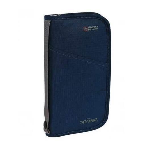 Tatonka Travel Zip - Large RFID Document Wallet - Navy