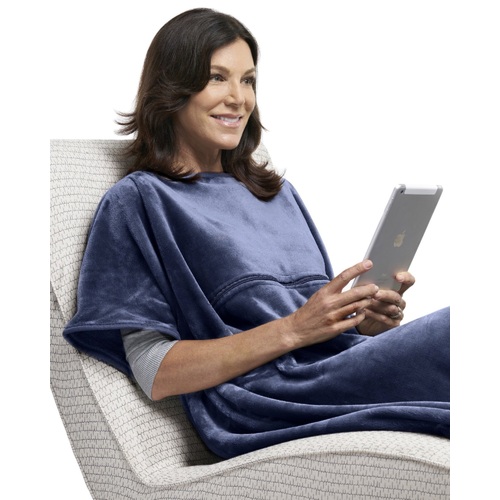 Travelrest Wrap 4 in 1 Micro-fleece Travel Blanket Large - Navy