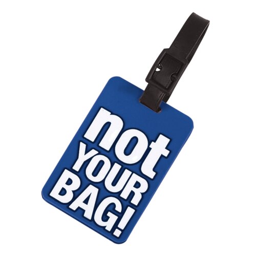 Tosca Attitude Suitcase Tag - Not Your Bag