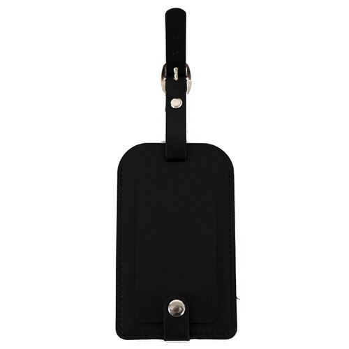 Tosca PU Suitcase Tag - Black