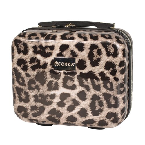 Tosca Leopard Onboard Beauty Case