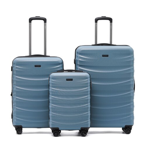 Tosca Interstellar 4-Wheel Expandable Luggage Set of 3 - Blue (Small, Medium and Large)