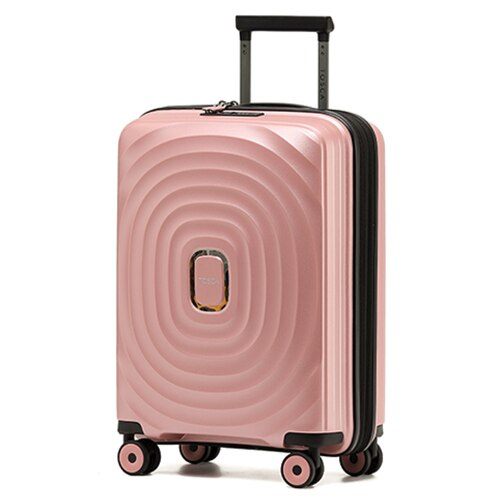 Tosca Eclipse 55 cm 4 Wheel Carry On Suitcase - Rose Gold