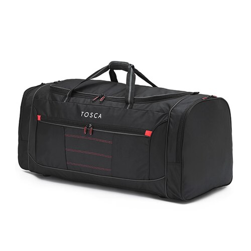 Tosca Jumbo 90 cm Sports Duffle Bag - Black / Red