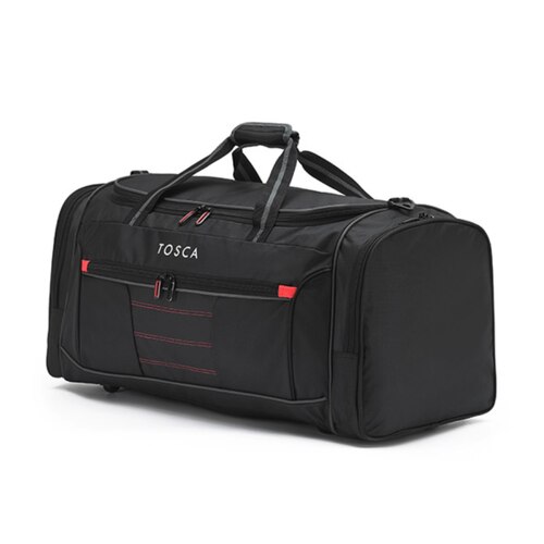 Tosca 70 cm Medium Duffle Bag - Black / Red