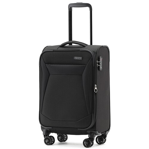 Tosca Aviator 2.0 - 4-Wheel Expandable Carry-on Suitcase - Black