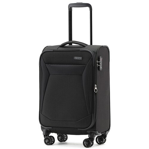 Tosca Aviator 2.0 - 4-Wheel Expandable Carry-on Luggage - Black