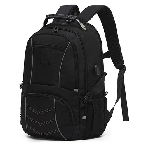 Tosca Deluxe 15.4" Laptop Backpack - Black