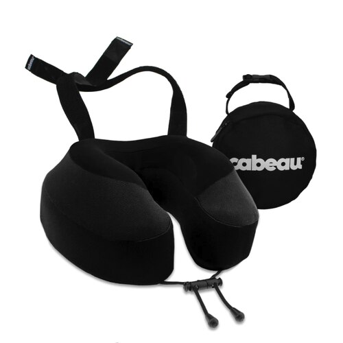 Cabeau Evolution S3 Memory Foam Pillow (Seat Strap System) Black