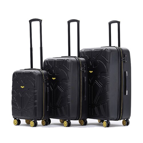 DC Comics Batman 4-Wheel Trolley Case - Set of 3 (Small, Medium and Large)